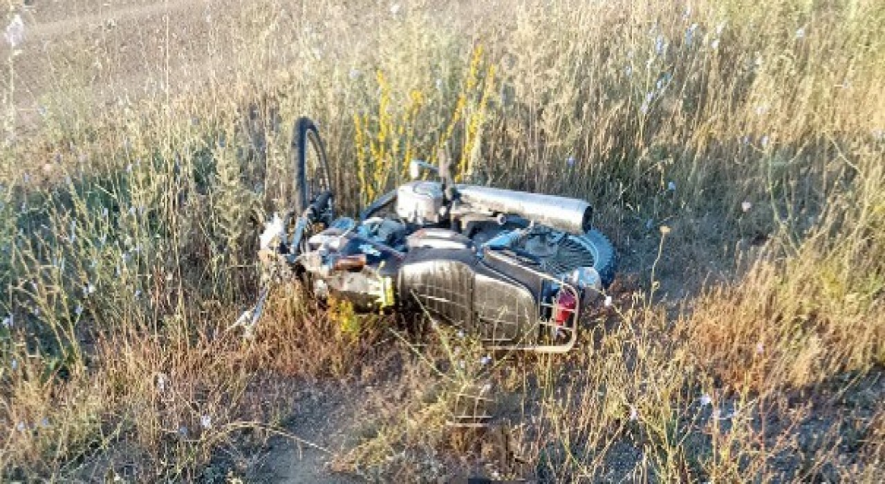 Konyada motosiklet kazası, sürücüsü ağır yaralandı
