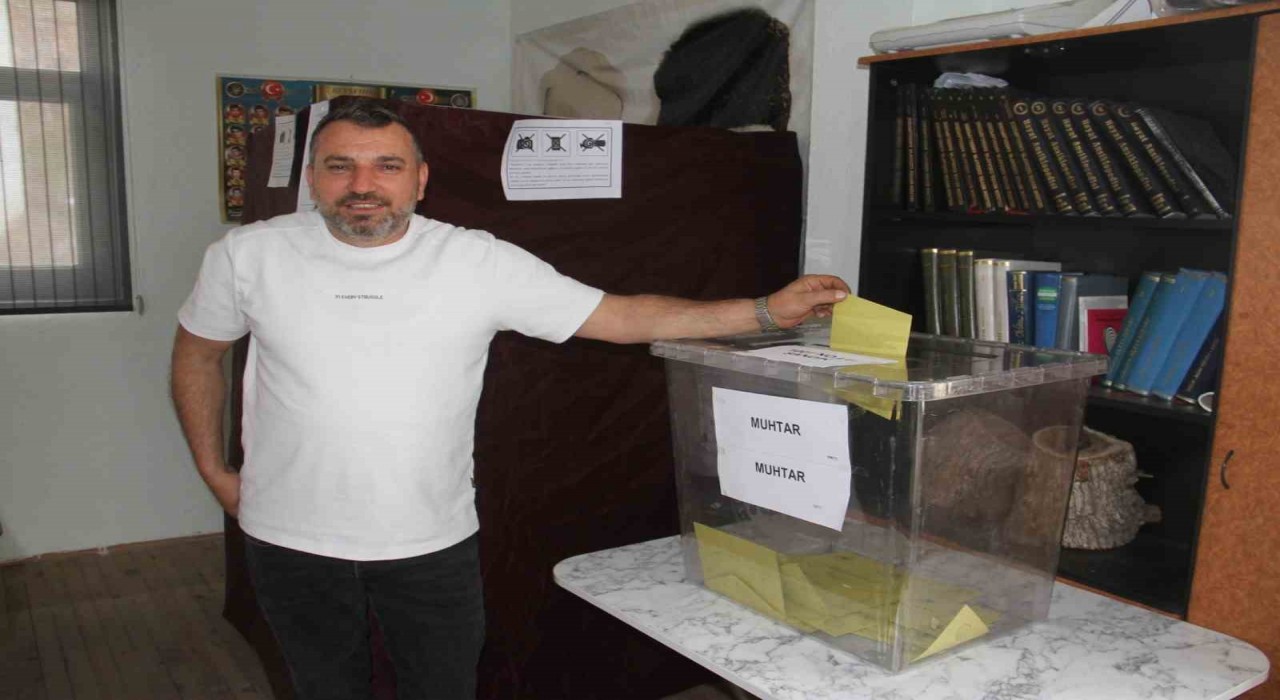 Konyada muhtarlık seçimi