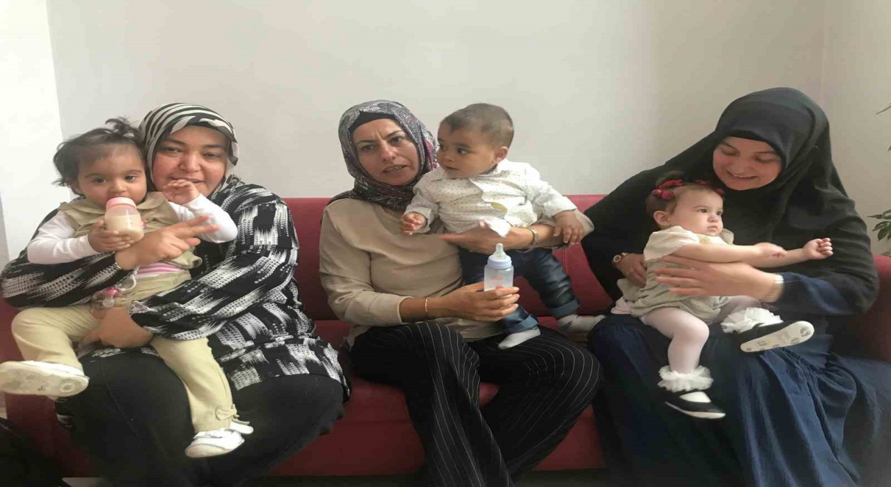 Koruyucu anneler ile bebeklerinin benzerliği dikkat çekti