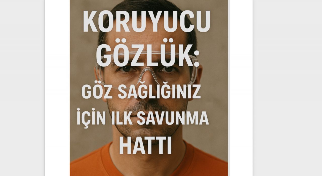 Koruyucu Gözlük: Göz Sağlığınız İçin İlk Savunma Hattı