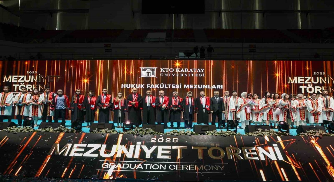 KTO Karatay Üniversitesinde mezuniyet coşkusu