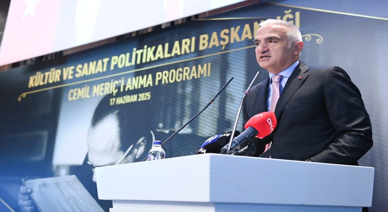 Kültür ve Turizm Bakanı Ersoy, Cemil Meriçi anma programına katıldı