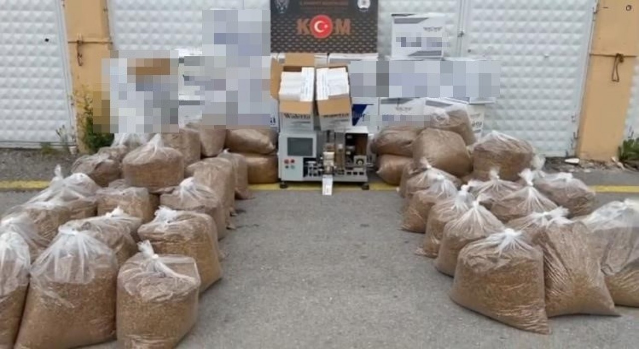 Kütahyada kaçak tütün operasyonu: 5 şüpheli hakkında adli işlem başlatıldı