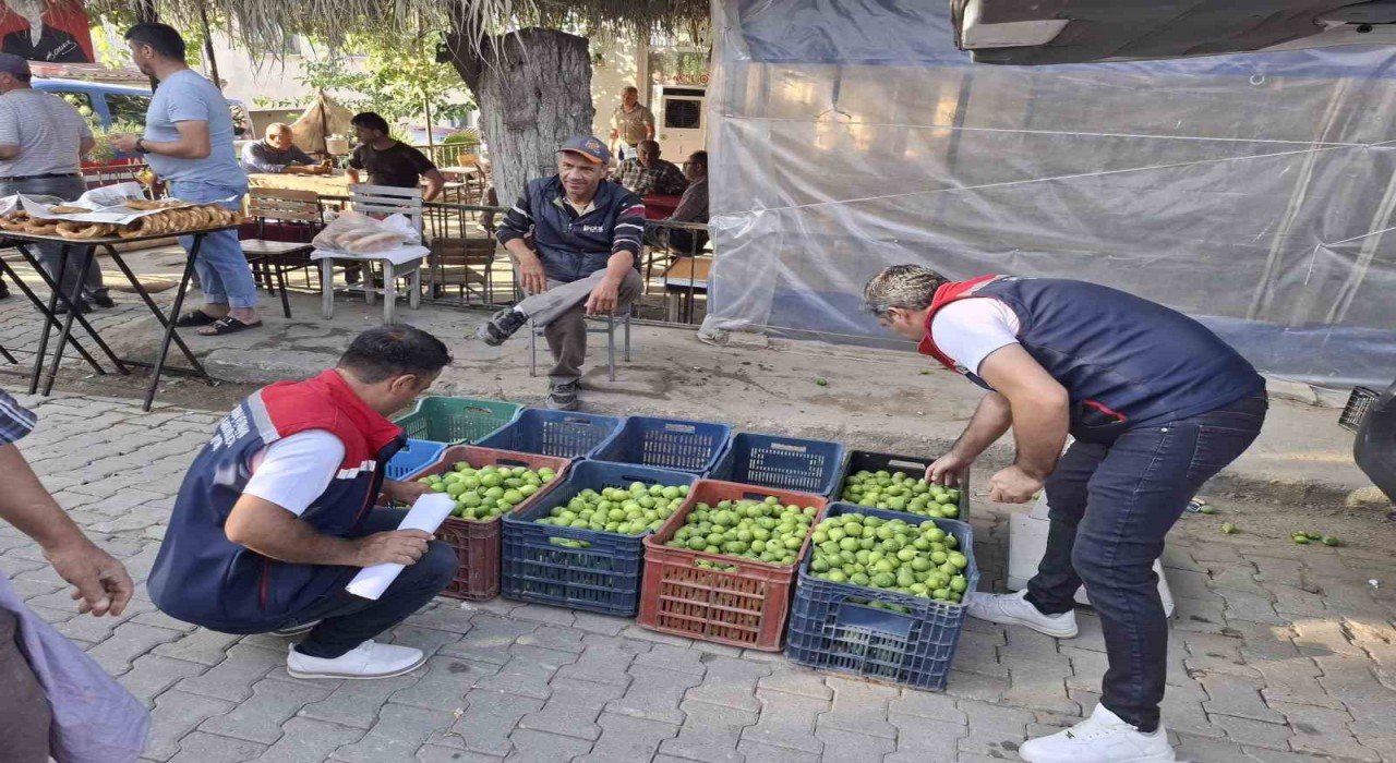 Kuyucak İlek Pazarında denetim ve bilgilendirme