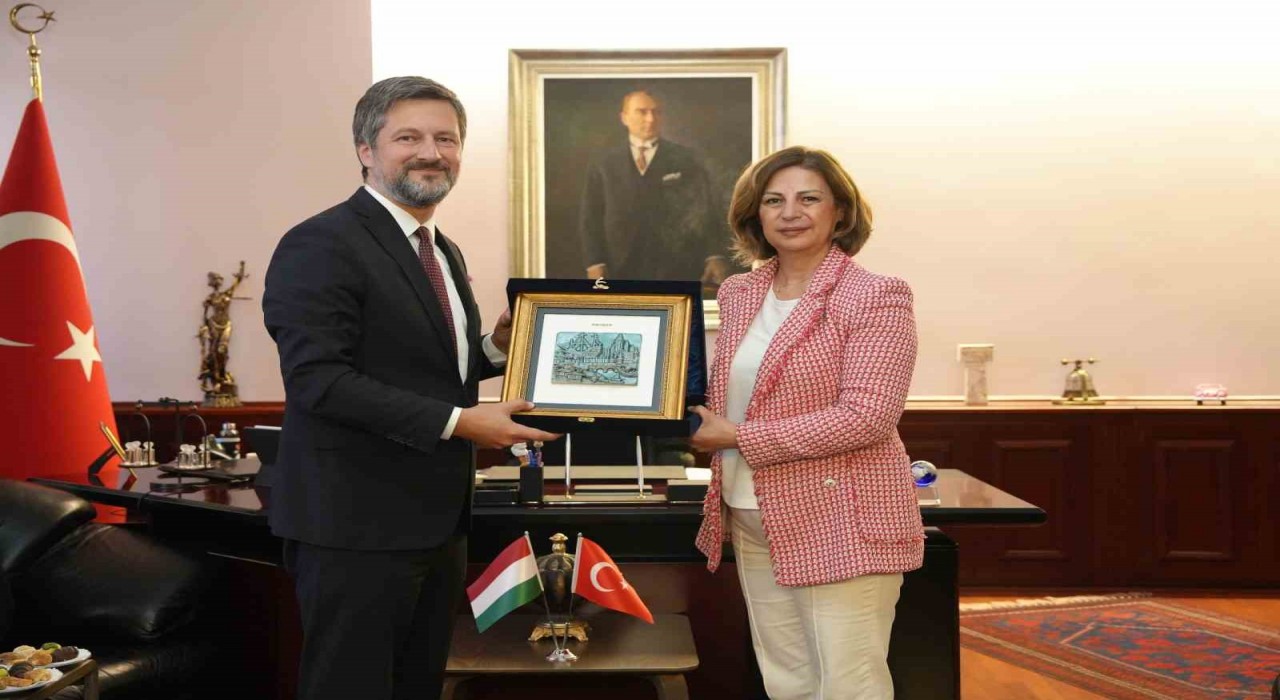 Macaristan Büyükelçisi Mtis Başkan Ünlüceyi ziyaret etti