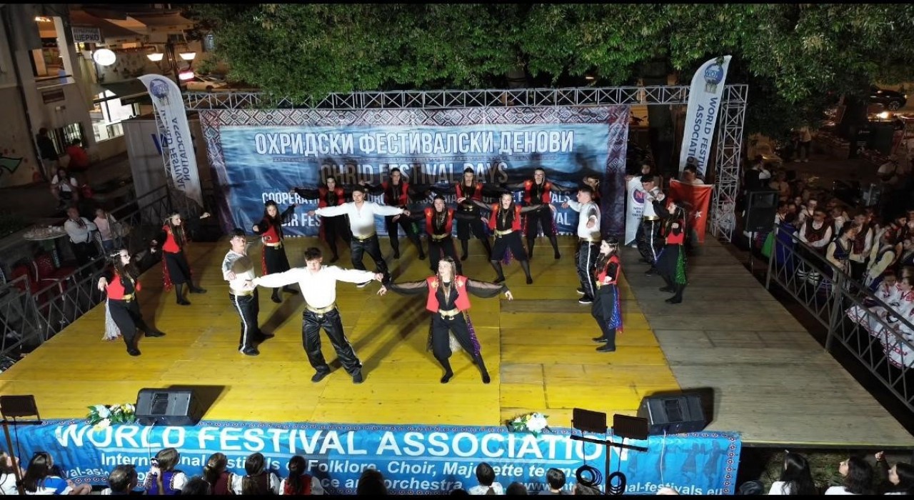 Makedonyada ülkemizi temsil etti