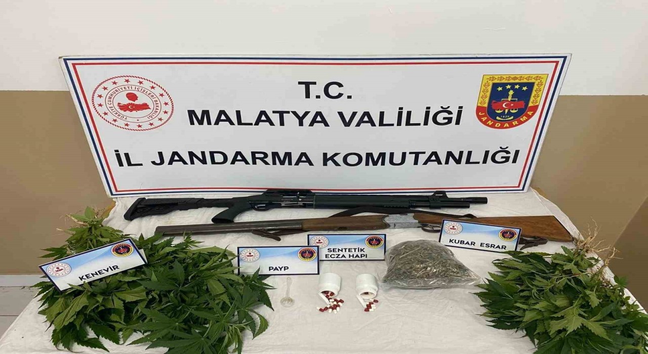 Malatyada jandarmadan uyuşturucu operasyonu: 6 gözaltı