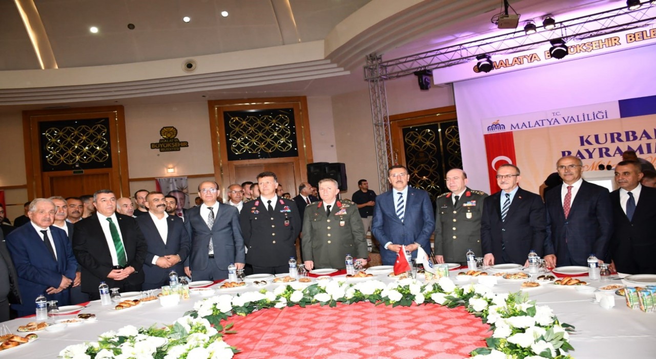 Malatyada Resmi Bayramlaşma töreni yapıldı