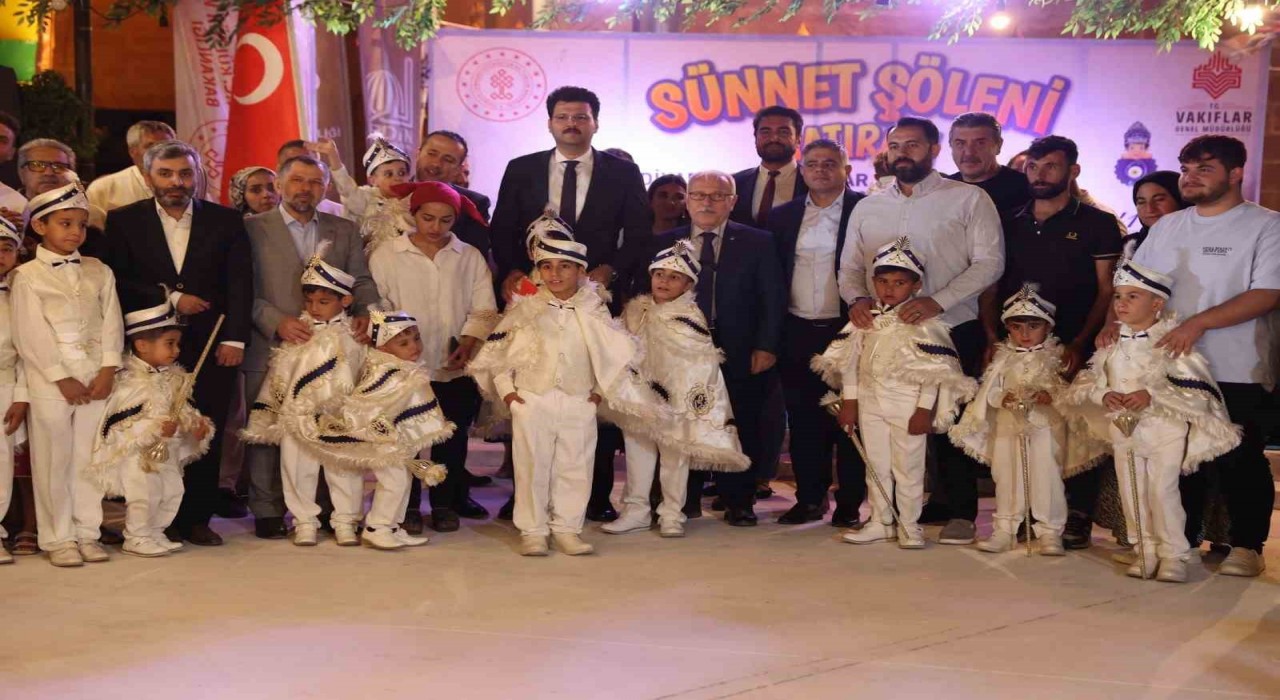 Mardinde 26 çocuk için sünnet töreni düzenlendi