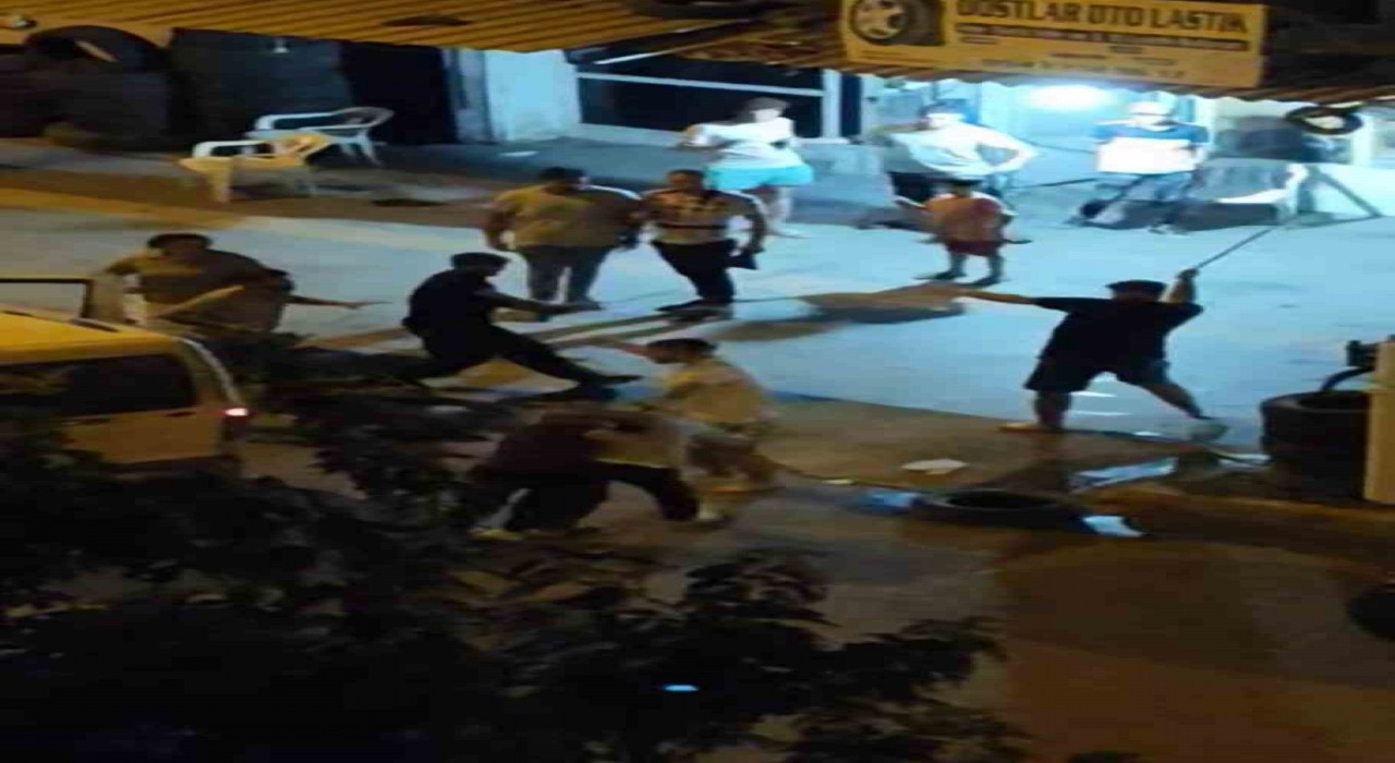 Mardinde iki grup arasında sopalı kavga