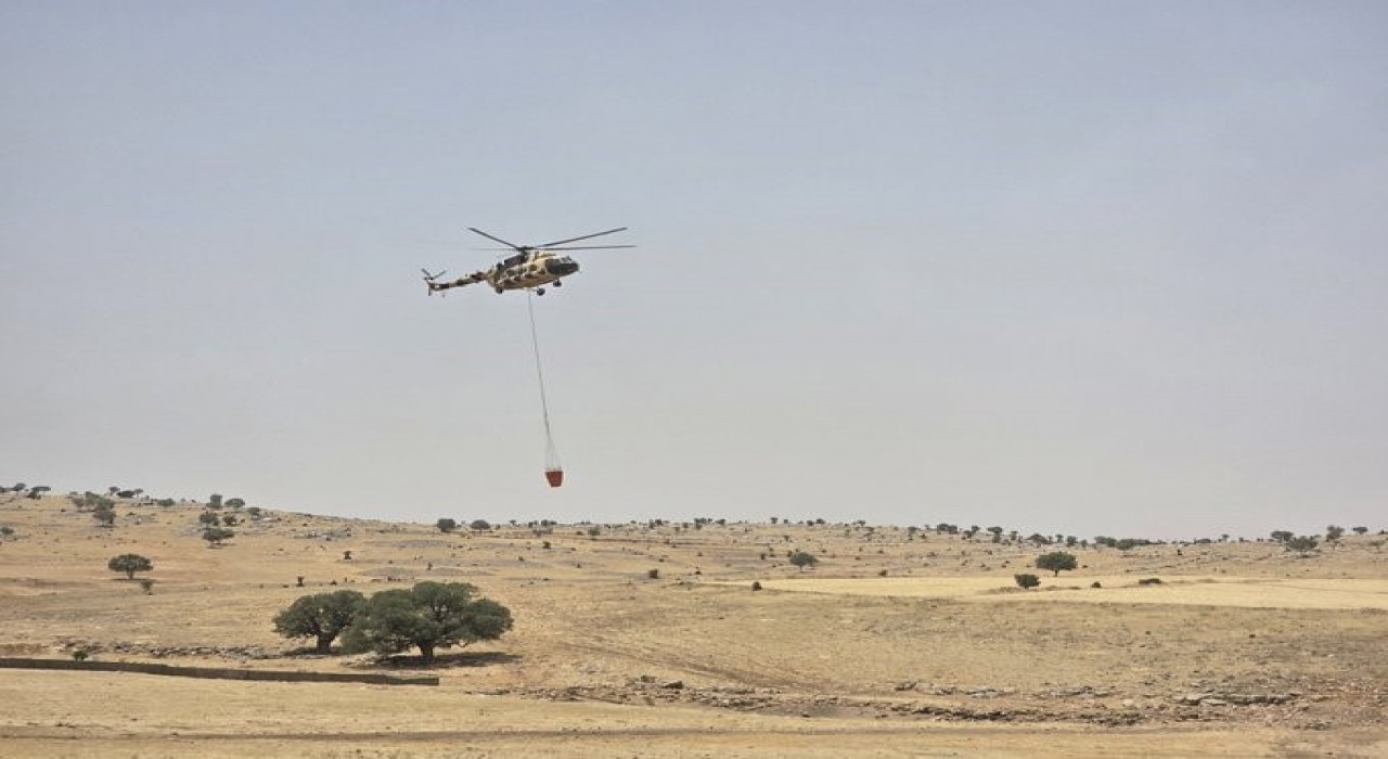 Mardinde soğutma çalışmaları sırasında çıkan yangın kontrol altına alındı