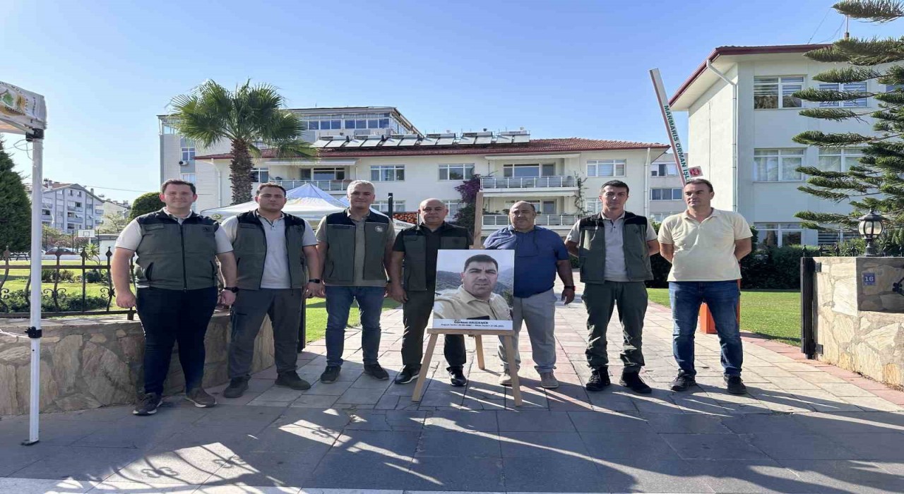 Marmariste şehit olan orman işçisi Görkem Hasdemir dualarla anıldı