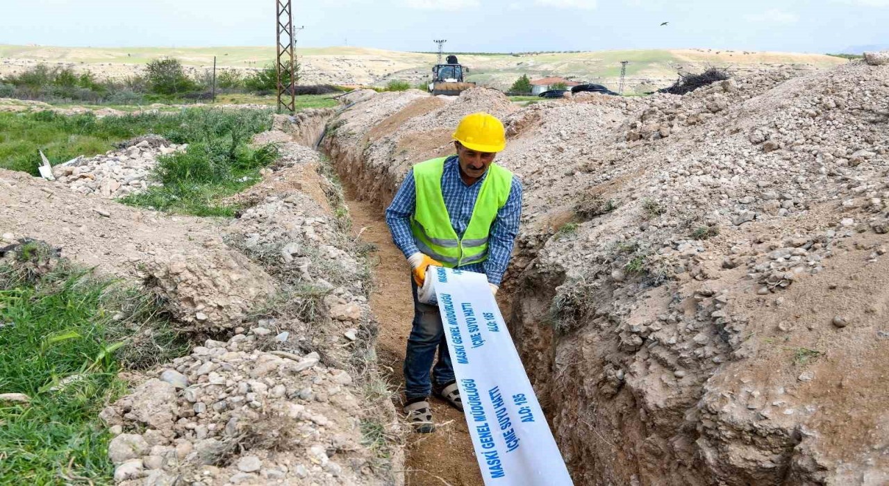 MASKİden Akçadağa bin 900 metrelik içme suyu hattı