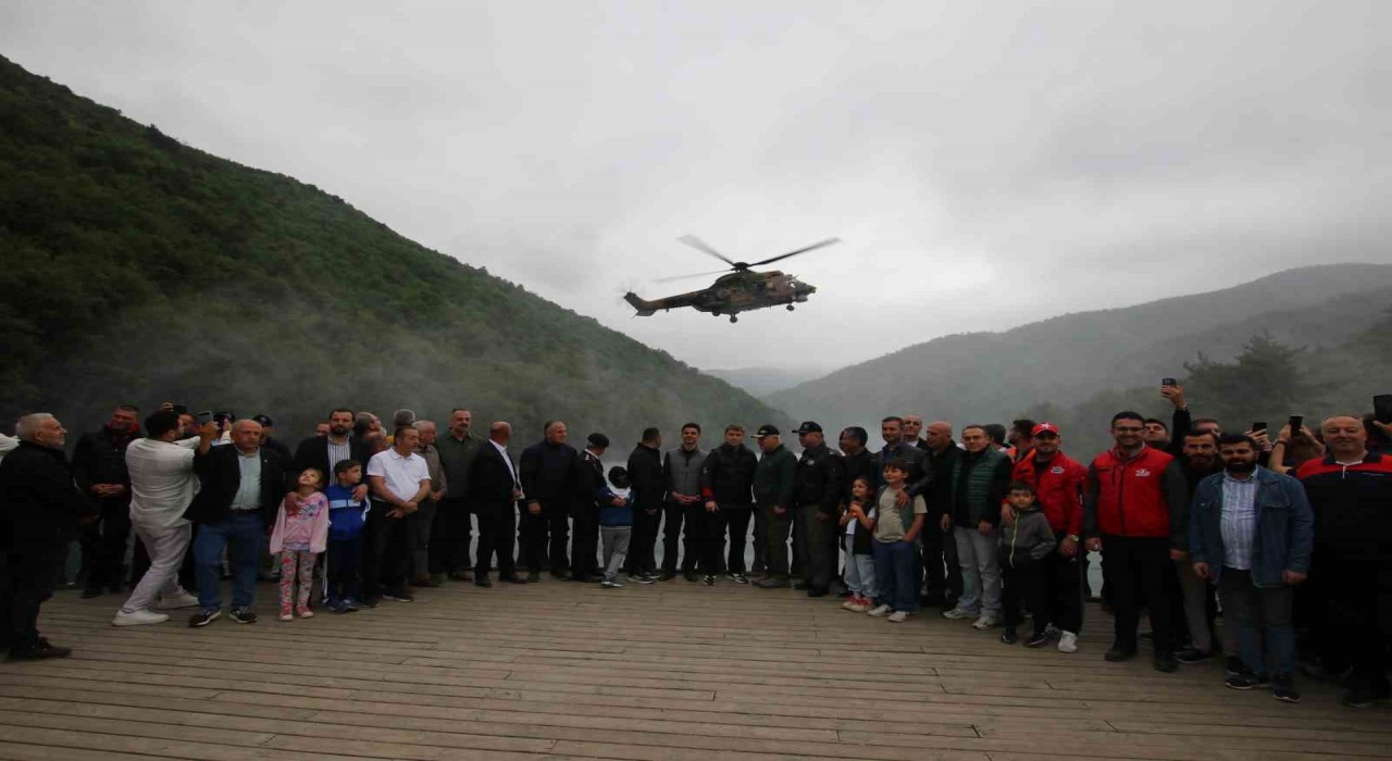 ‘Melek Filodan Boraboy Gölünde nefes kesen tatbikat