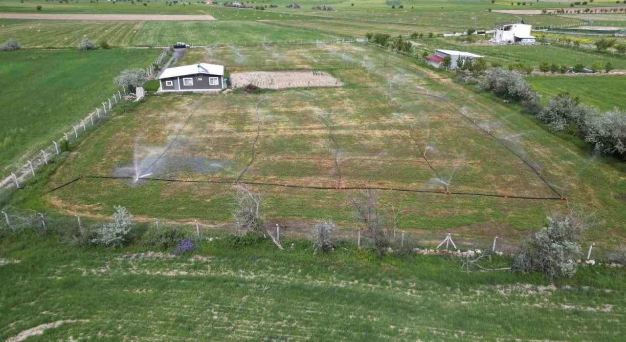 Melikgaziden kırsalda tarımsal sulamaya destek