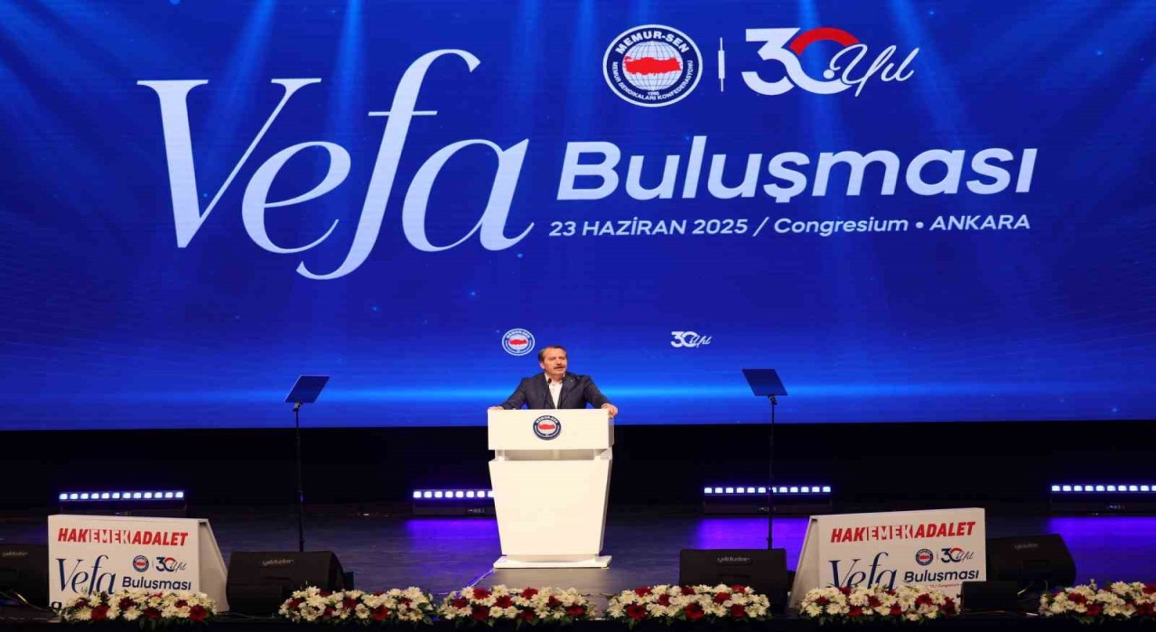 Memur-Sen Başkanı Yalçın: Kamu görevlileri için ise yeni bir sendikal yasaya ihtiyaç var