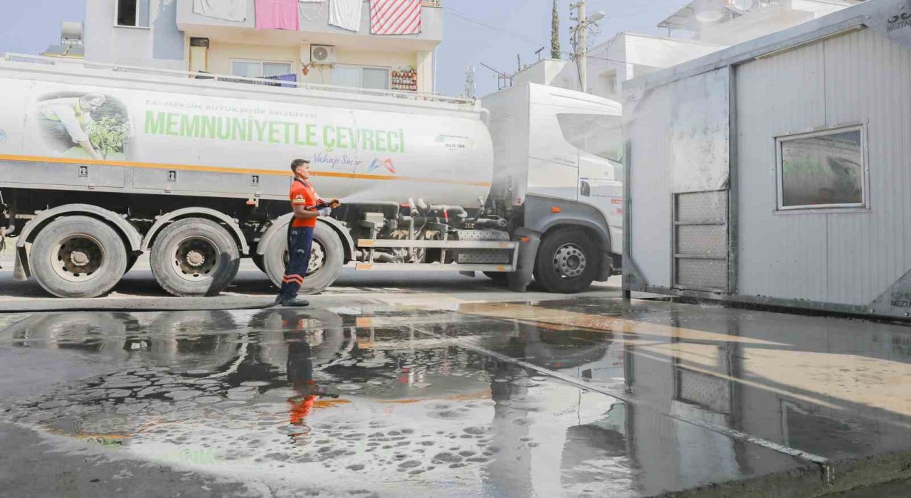 Mersinde kurban kesim alanları temizlendi