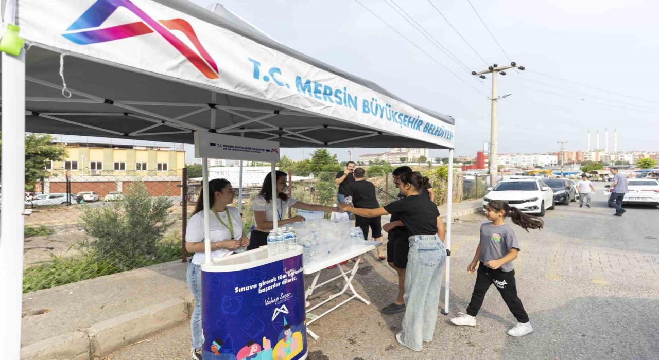 Mersinde LGSye giren öğrencilere destek