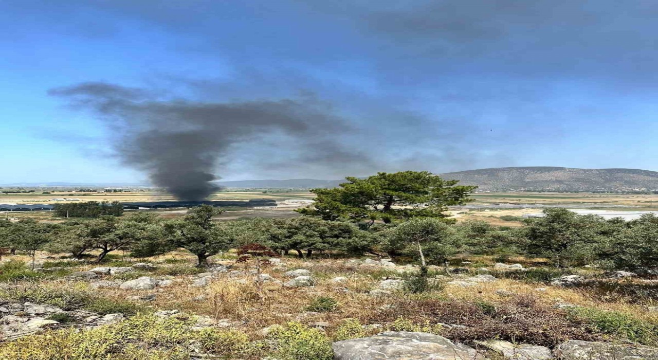 Milasta Balık Üretim Tesisinde yangın paniği