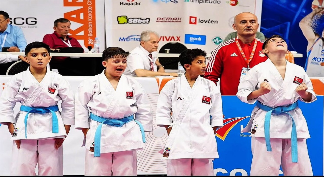 Milli takım, Balkan Çocuklar Karate Şampiyonasında 55 madalya kazandı
