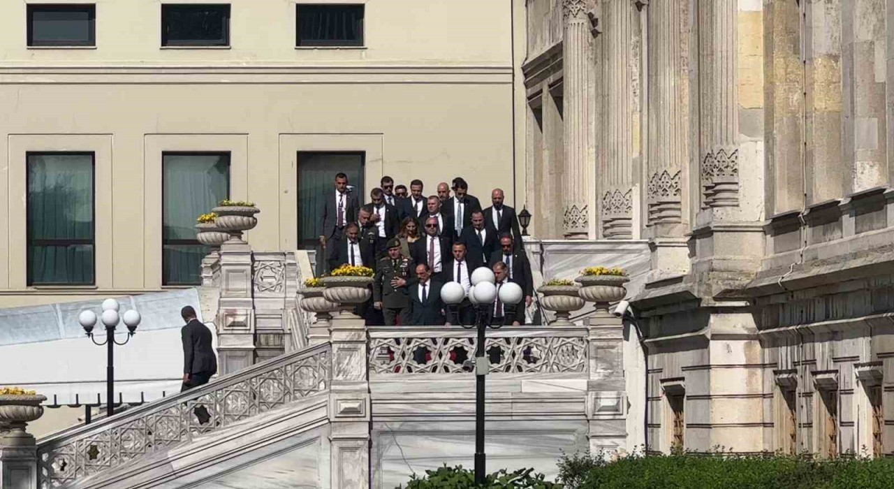 MİT Başkanı İbrahim Kalın, Çırağan Sarayından ayrıldı