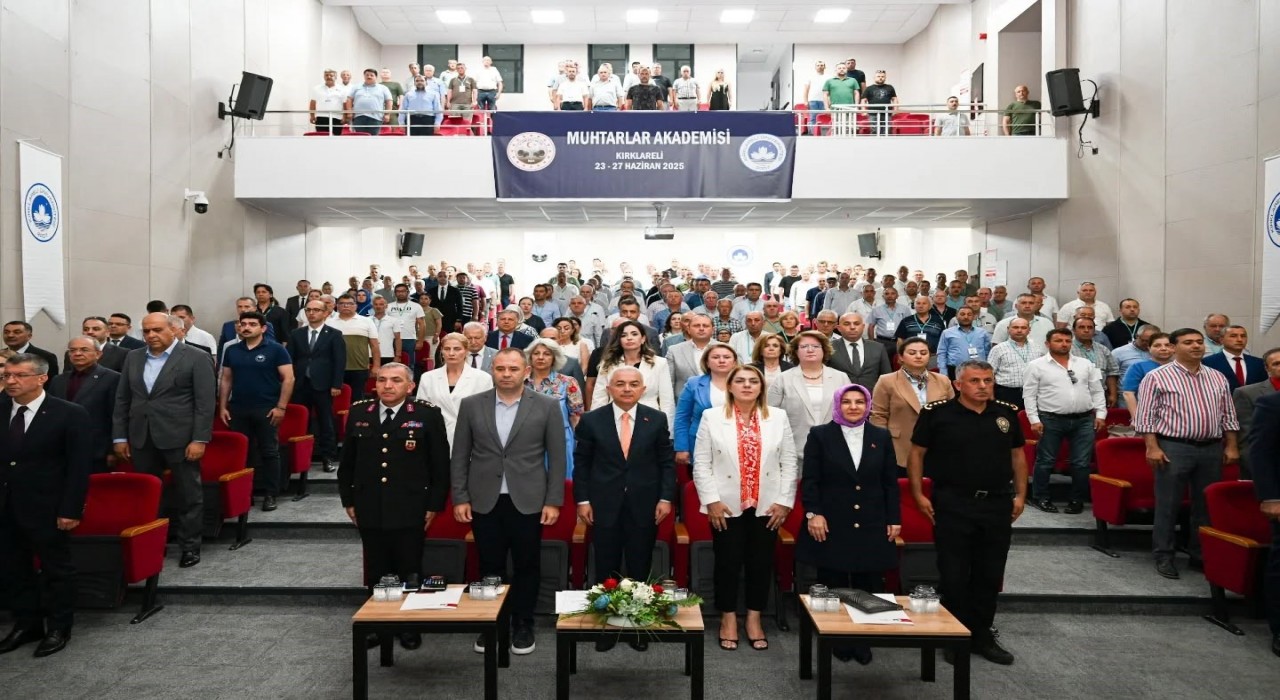 Muhtarlar Akademisi Kırklarelinde başladı