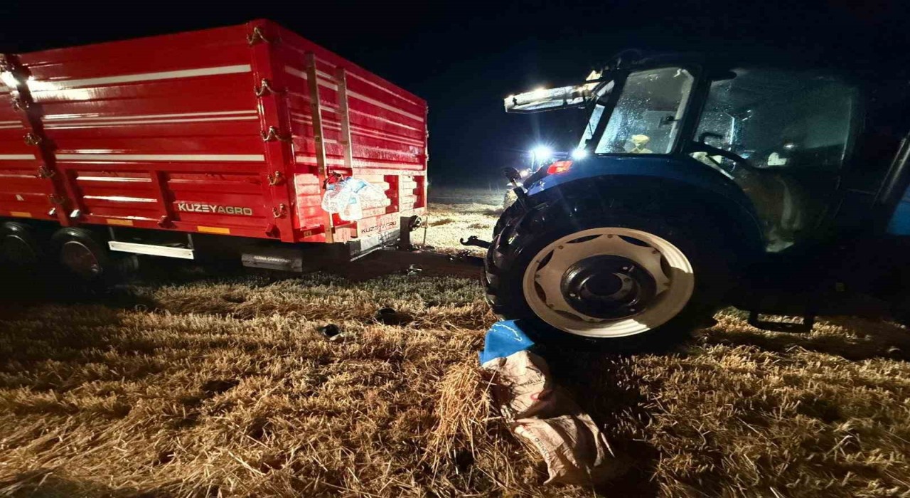 Muratlıda traktörden düşen sürücü hayatını kaybetti