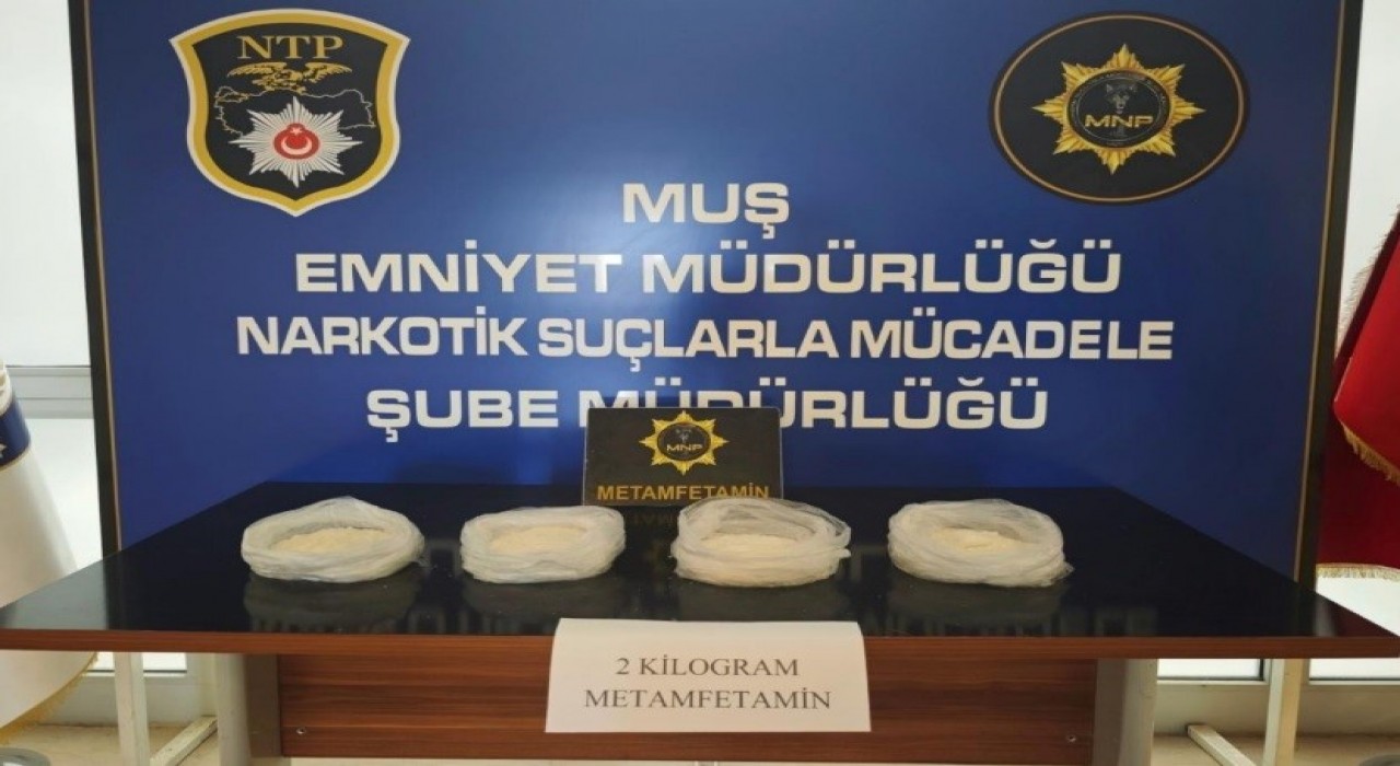 Muşta uyuşturucu operasyondu: 2 kişi gözaltına alındı