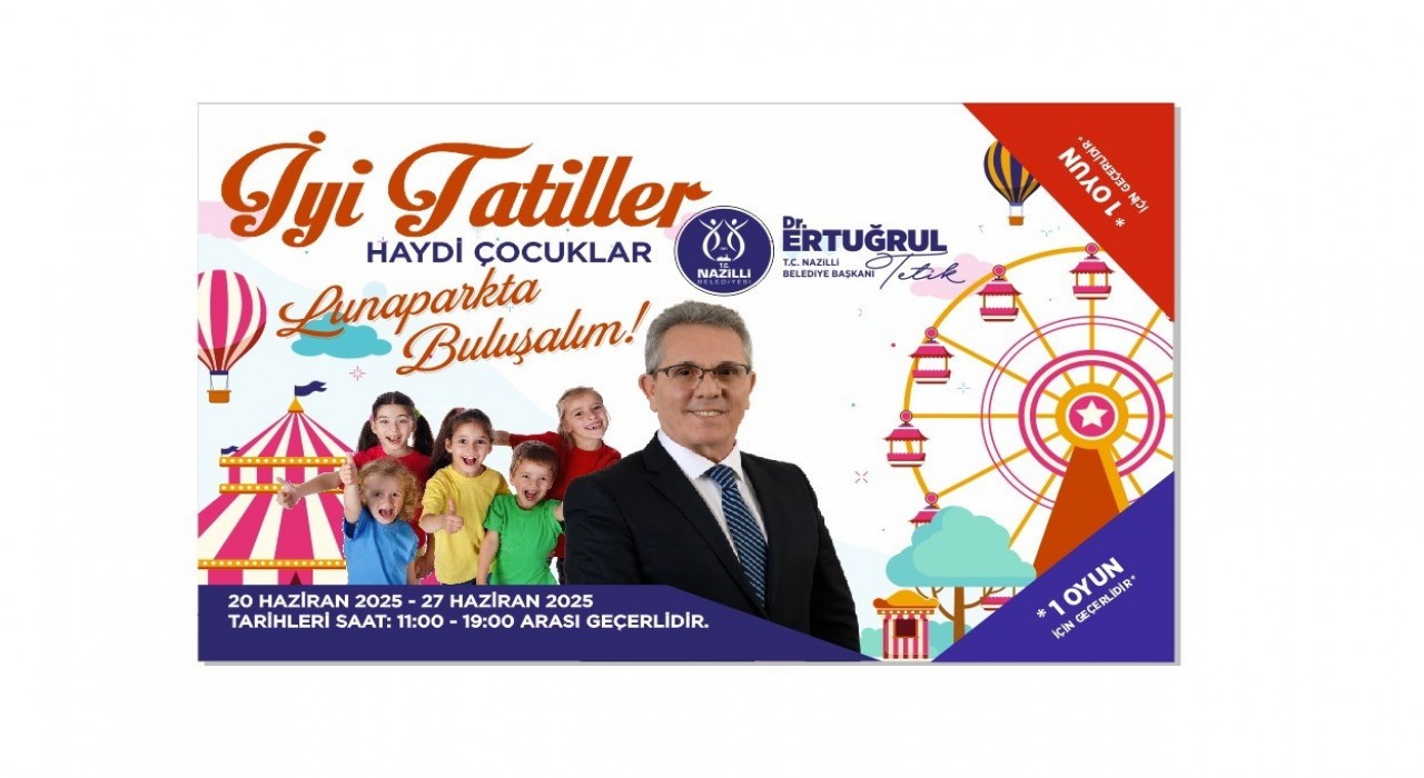 Nazilli Belediyesinden çocuklara karne hediyesi