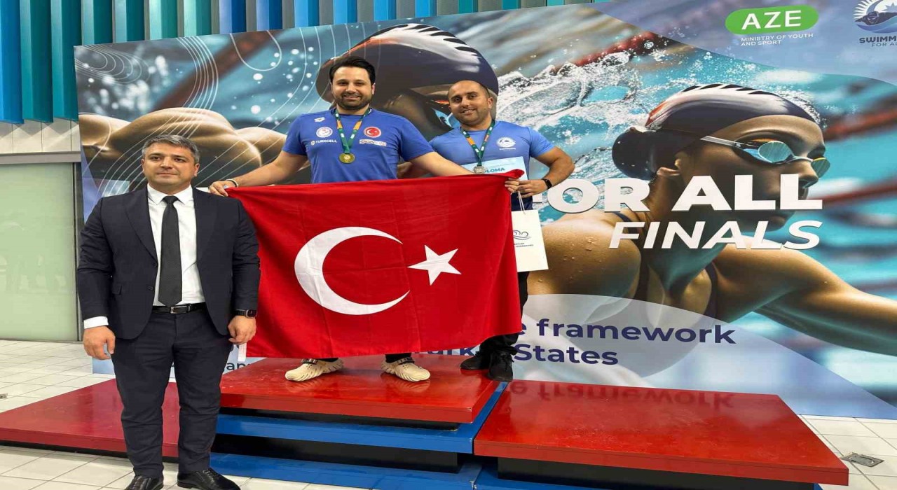 Niğdeli sporcu Ahmet Eskalen Baküden altın madalya ile döndü