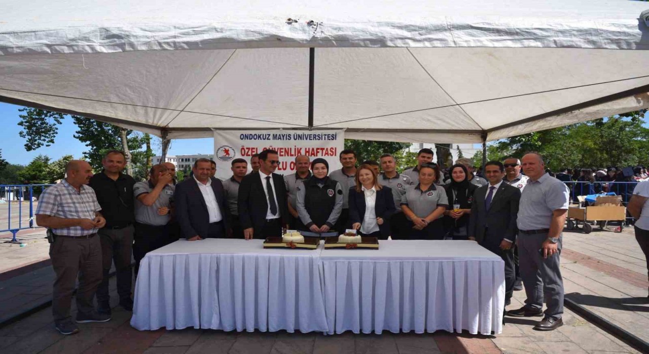 OMÜde Özel Güvenlik Haftası kutlandı