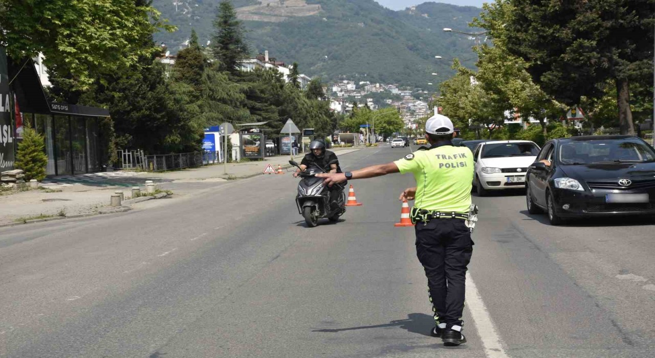 Orduda bir haftada 16 binden fazla araç ve sürücüsü denetlendi