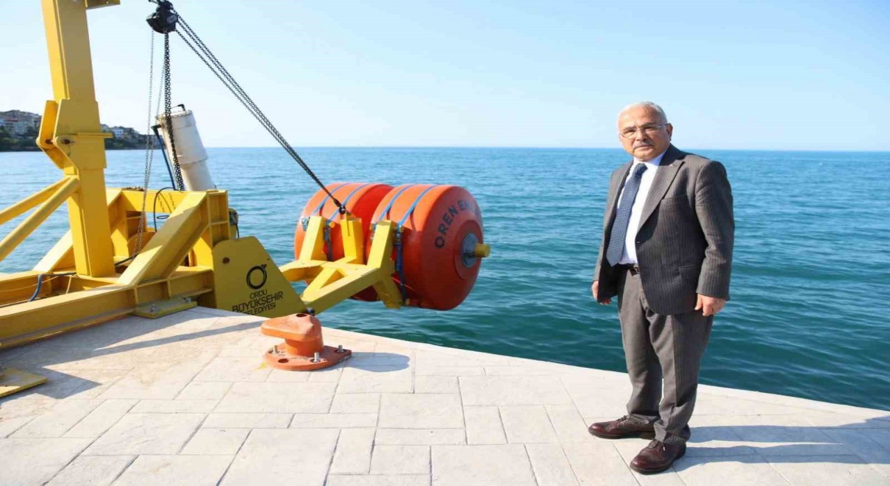 Orduda dalgalardan enerji üretiliyor