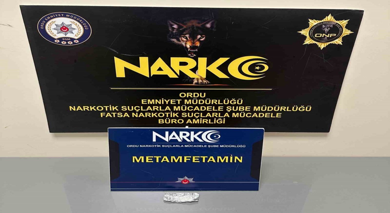 Orduda uyuşturucu operasyonlarında 1 tutuklama