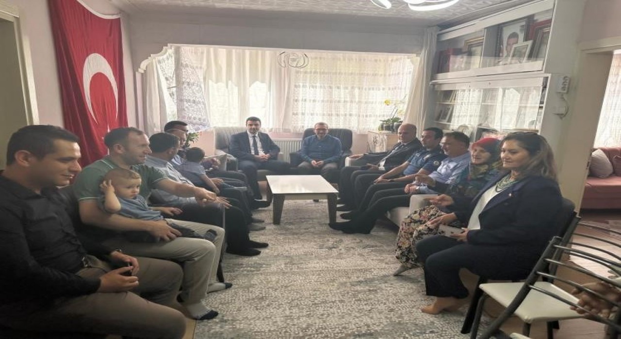 Osmanelinde şehit ailelerine anlamlı ziyareti