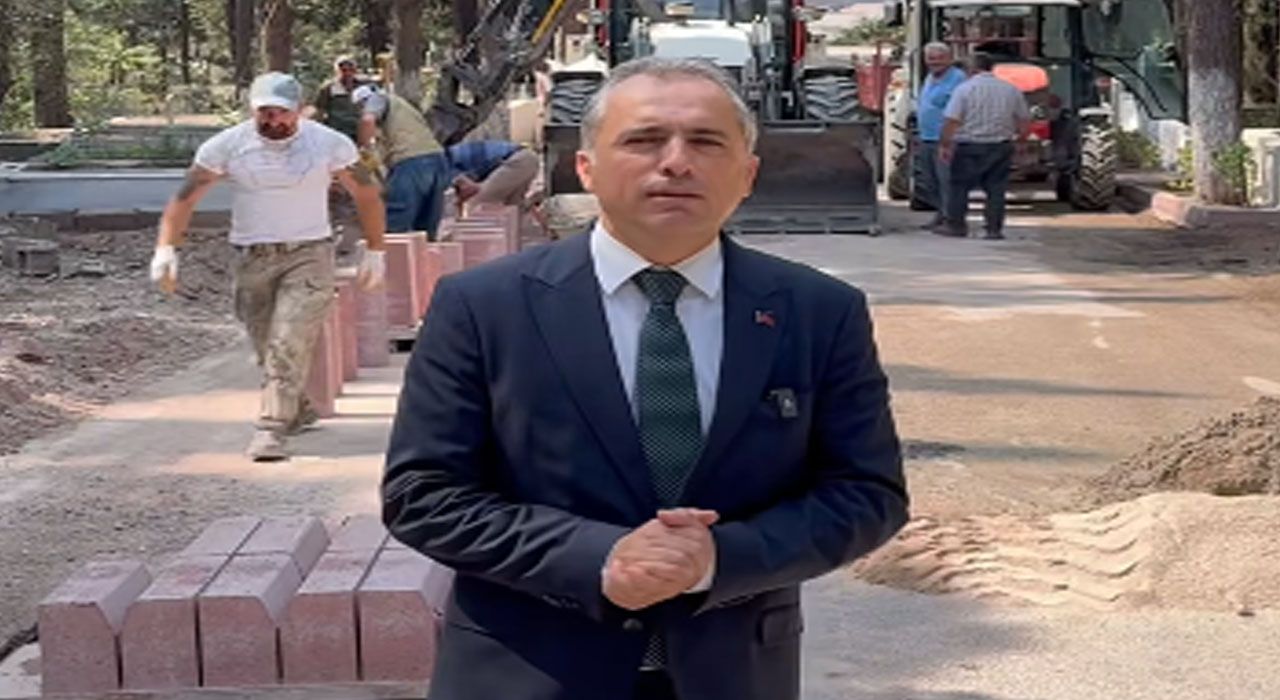 Osmaniye Belediyesinden Asri Mezarlıkta Yenileme Çalışmaları