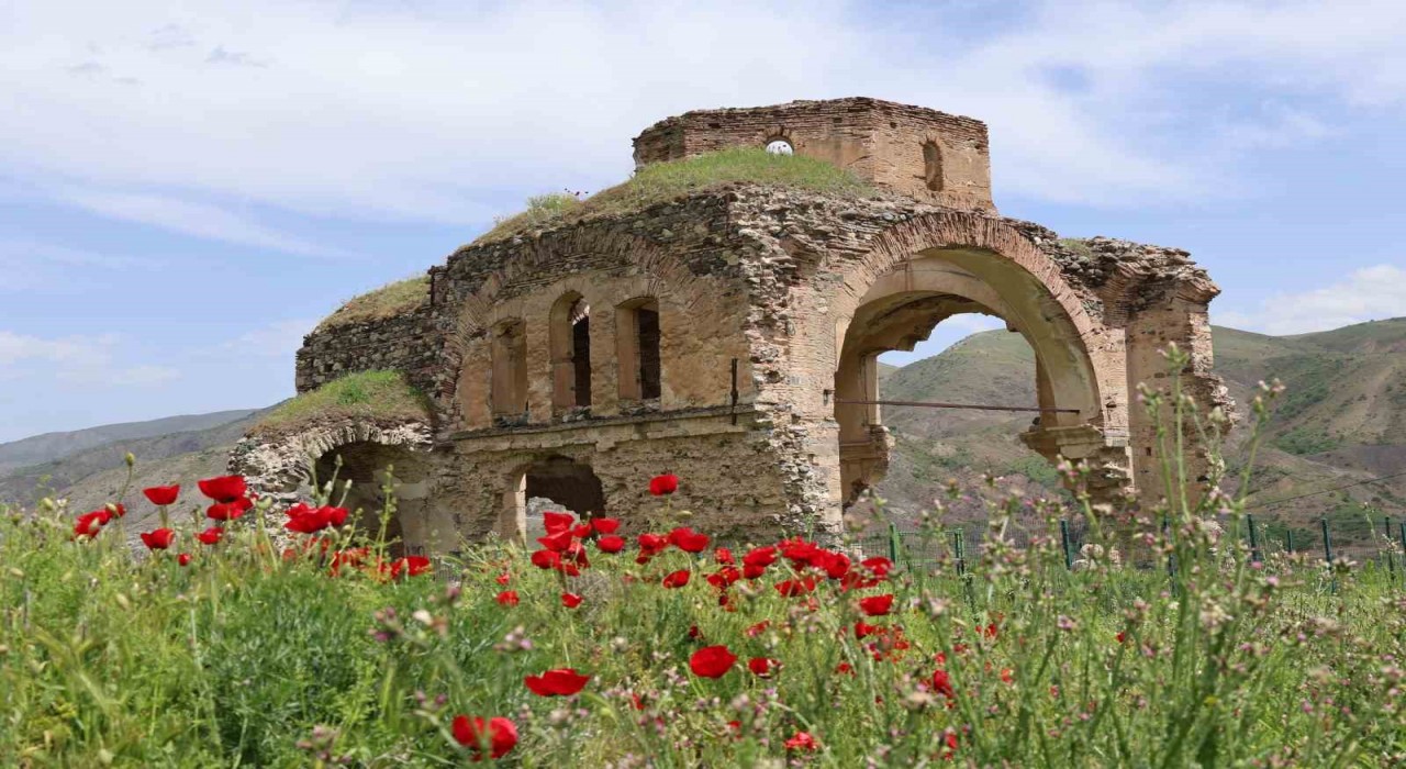 Paludaki tarihi yapılar fotoğraf karelerine yansıdı