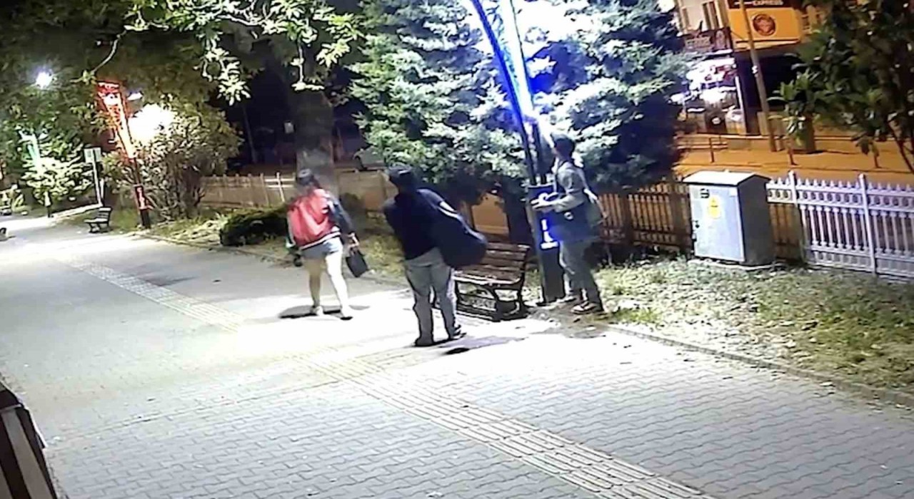 Pes dedirten görüntü: Eğlence için aydınlatma direklerine binlerce liralık zarar verildi