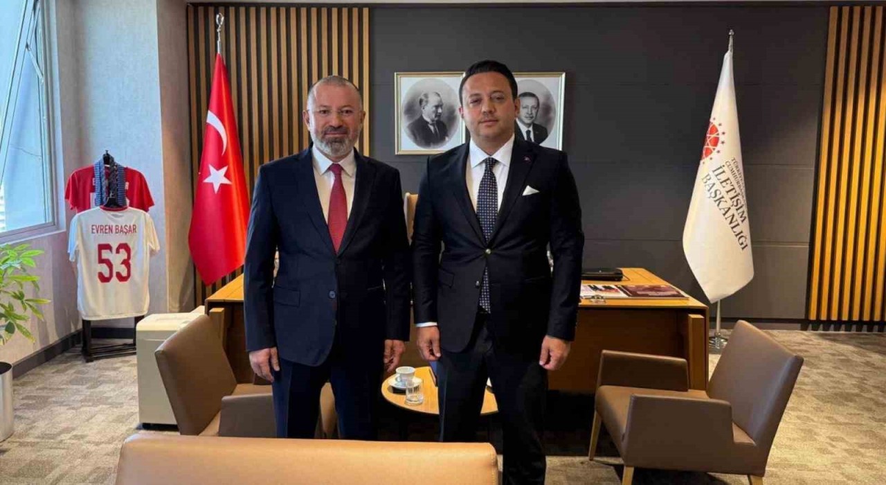 Rektör Kırışıktan Cumhurbaşkanlığı İletişim Başkan Yardımcısı Başara ziyaret