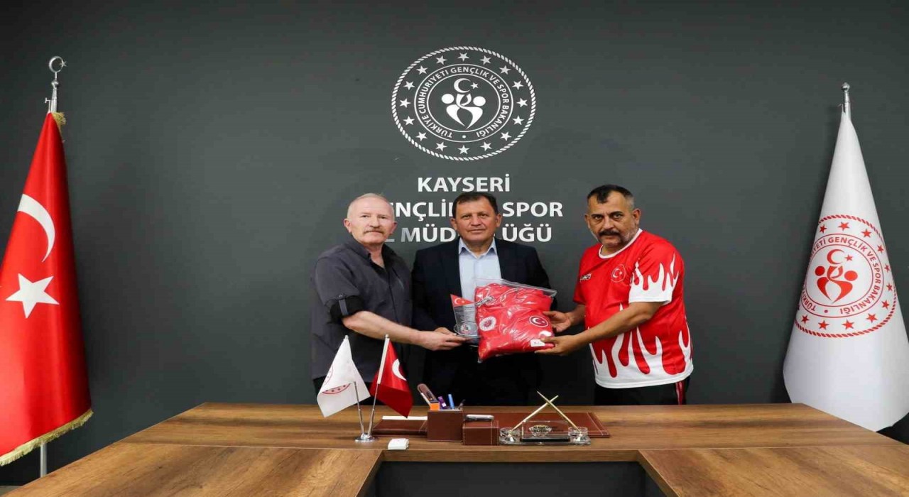 Şampiyon sporculardanKabakcıya ziyaret