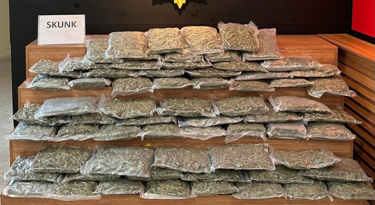 Şanlıurfada 35 kilo 250 gram uyuşturucu ele geçirildi