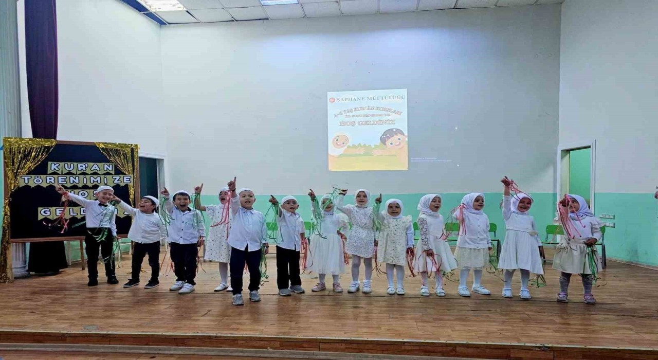 Şaphanede 4-6 yaş Kuran kursu yıl sonu etkinlikleri