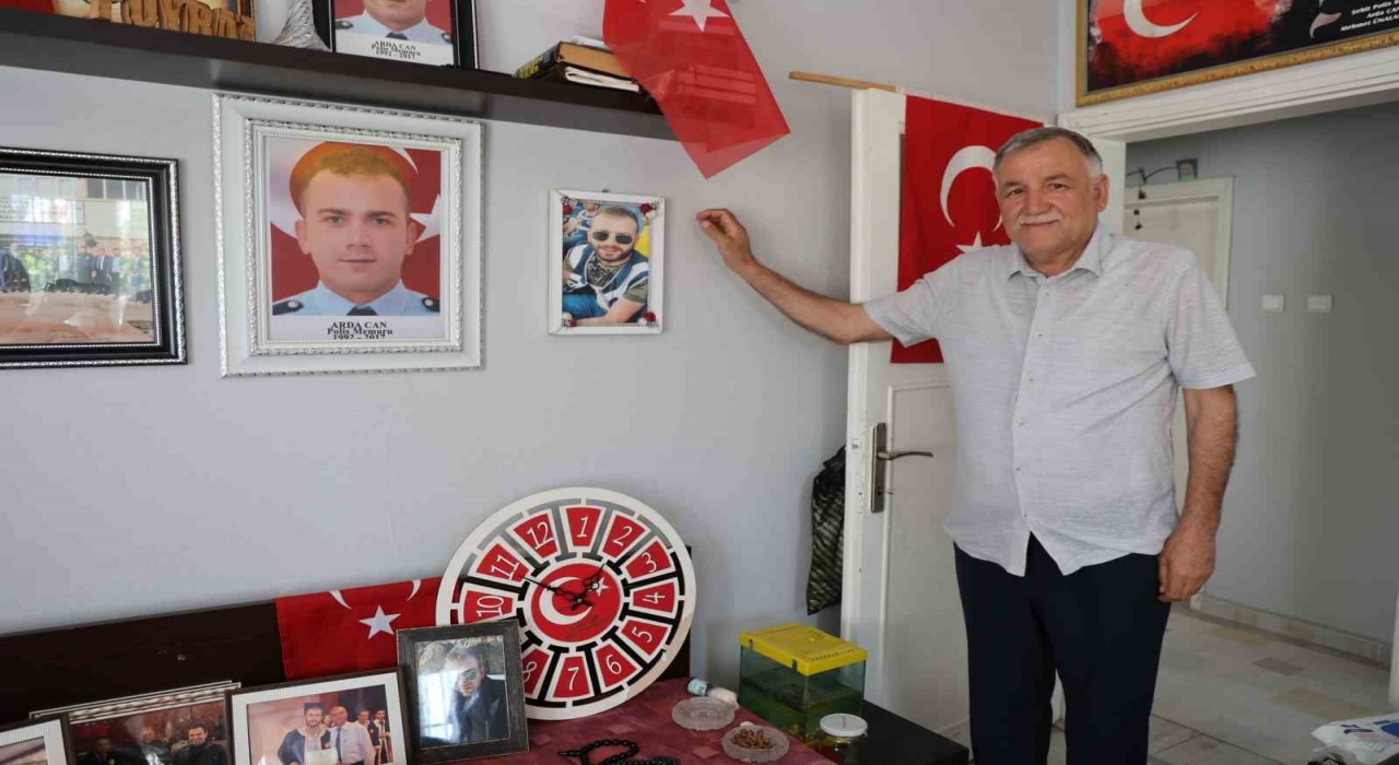 Şehit babalarının hüzünlü günü