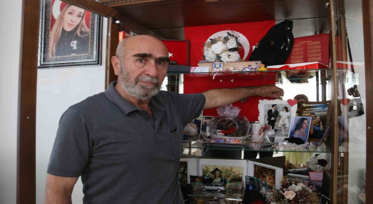 Şehit babasının en buruk babalar günü