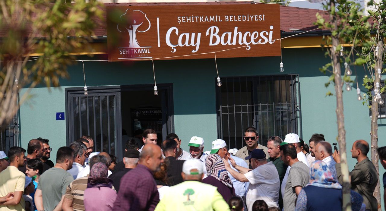 Şehitkamil Belediyesi Kuzeyşehir’e Yeni Çay Bahçesi Kazandırdı