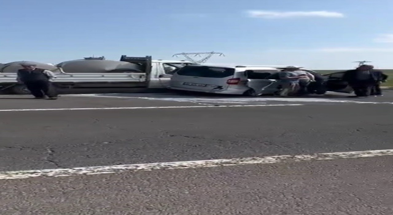 Selimde trafik kazası: 1 yaralı