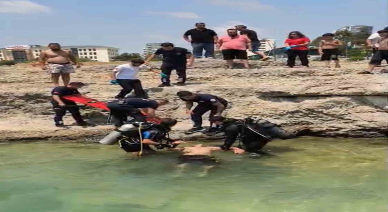 Seyhan Baraj Gölünde kaybolan genci kurbağa adamlar buldu
