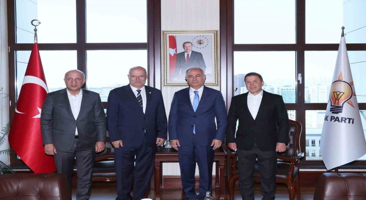 Siirt TSO Başkanı Kuzu, Efkan Alayla bir araya geldi