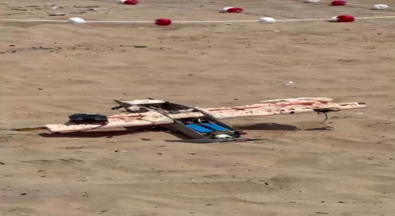 Şile denizinde kamikaze dronuna benzer cisim bulundu