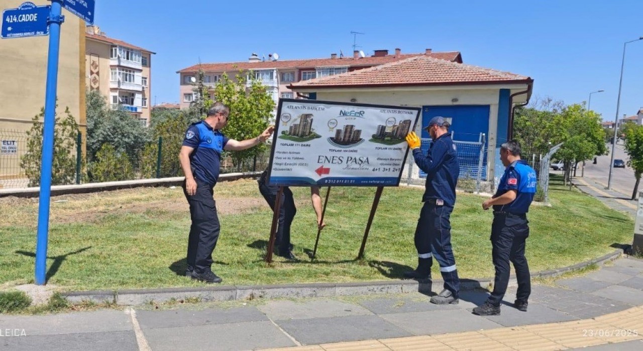 Sincan Belediyesinden kent estetiği için mücadele